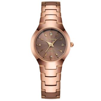 GUANQIN 2016 Luxury Rhinestone Women Brand Fashion Watches Tungsten Steel Waterproof Quartz Watch for Lady- Intl  