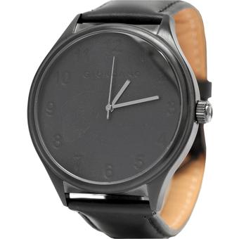 Giordano Gents 1674-02 Black Dial - Black Leather  