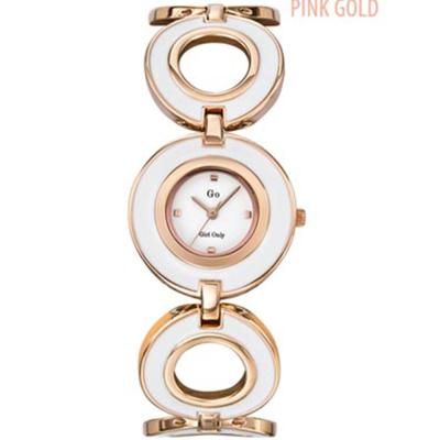 Go Girl - 694072 - Line Swarovski Bracelet Watch - Jam Tangan Wanita - Gold