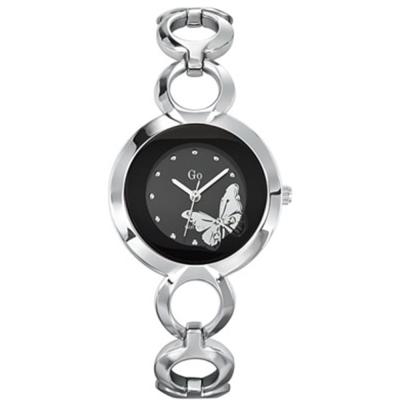 Go Girl - 694487 - Line Swarovski Bracelet Watch - Jam Tangan Wanita - Silver