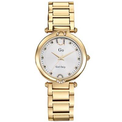 Go Girl - 694889 - Line Swarovski Bracelet Watch - Jam Tangan Wanita - Gold