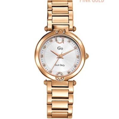 Go Girl - 694890 - Line Swarovski Bracelet Watch - Jam Tangan Wanita - Gold