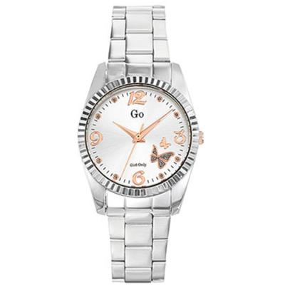 Go Girl - 694923 - Line Swarovski Bracelet Watch - Jam Tangan Wanita - White
