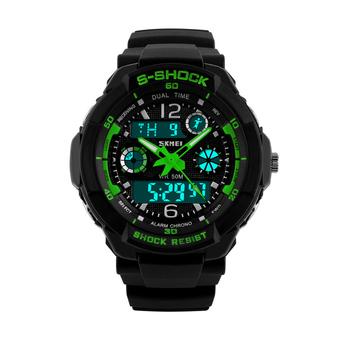 GoSport S-Shock Sports Waterproof LED Digital Watch (Green)  