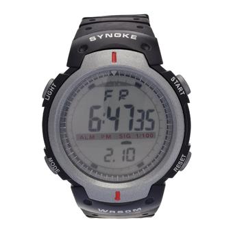 GoSport SY Cool Waterproof Glow in Dark LED Digital Wrist watch Band women Men's Sport Gift (Grey) (Intl)  