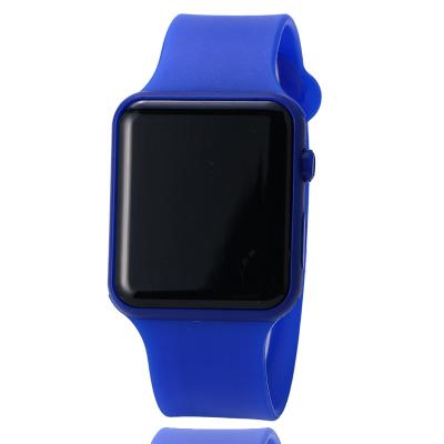 HET Apple Electron Motion Jogging LED Electronic Watches(Blue)