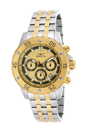 Invicta 17454 Specialty Stainless Steel Watch Gold Plated Silver & Gold - Intl  