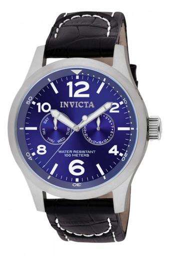 Invicta I-FORCE - Men's Watch - Black - Leather Strap - 10490  