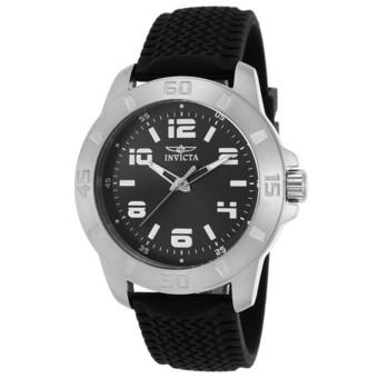 Invicta Pro Diver Men 45mm Case Black Polyurethane Strap Black Dial Quartz Watch 21857 - Intl  