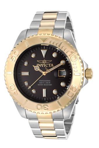 Invicta Pro Diver - Men's Watch - Silver-Gold - Stainless Steel Strap - 15180  