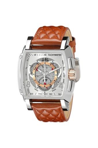 Invicta S1 Rally Men's Brown Leather Strap Watch 5402 - Intl  