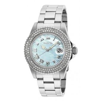 Invicta Sea Base Lady 40mm Case Silver Stainless Steel Strap White Dial Quartz Watch 20362 - Intl  