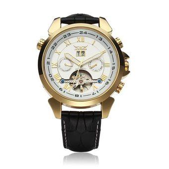 JARAGAR Men Automatic Mechanical Luxury Flywheel Wrist Watch  