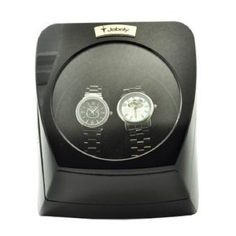 Jebely Dual 2 Watch Winder Diplomat Case Box Storage Timer Black Dual Automatic JA075- Black - Intl  