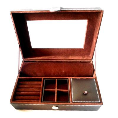 Jogja Craft Kotak Box Perhiasan Kalung Gelang Cincin & acc - Coklat