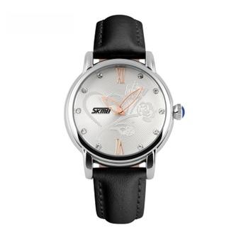 Lady's Fashion Quartz Watch With Water Resistant Wristwatch(Black)(INTL)  