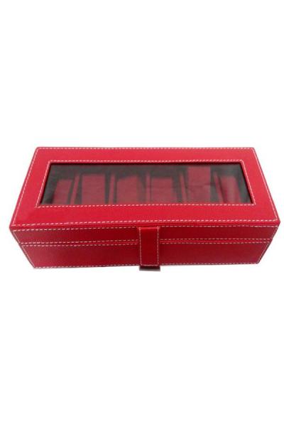 Larisso Craft Kotak Jam Tangan Isi 6 - Merah