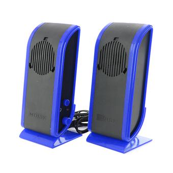 MDisk Speaker PC Stereo 168A - Biru  