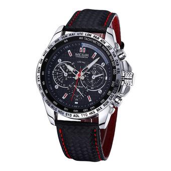 MEGIR Luxury Casual Sports Watch Brand Quartz Waterproof Clock Watch Fashion Men's Wristwatch (Intl)  