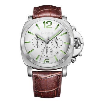 Megir fashion business quartz watches men hot luminous brand wristwatch man luxury hour clock (Intl)  