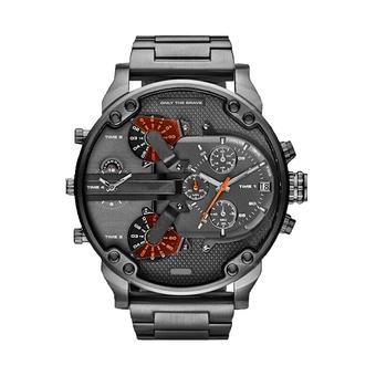 Men's Army Watches Stainless Steel Luxury Sport Analog Quartz Mens Wrist Watch (Intl)  
