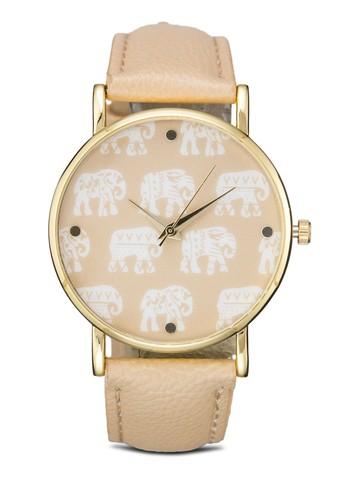 Mini Elephant Print Watch