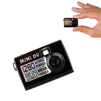 Mini Webcam Spy Cam Y1000 5MP HD Video Camera Recorder DVR 1280 x 960 (Black)- Intl  