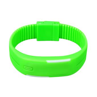 Moonar LED Silicone Touch Control Electronic Watches Fluorescent Green  