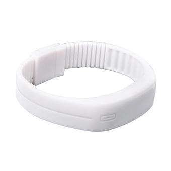 Moonar LED Silicone Touch Control Electronic Watches White  