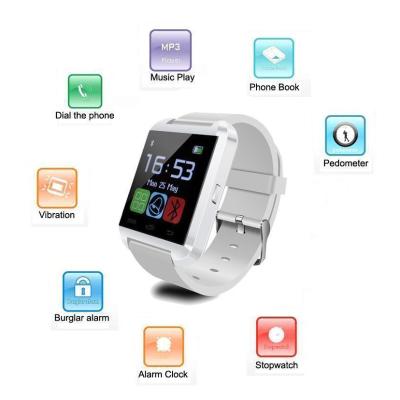 Moonmini Bluetooth Smart Watch Phone Mate For Android And IOS With Barometer - Putih