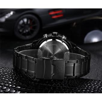 Naviforce Men Military Hour Sport Quartz Wrist Watch (White/Silver)- Intl  