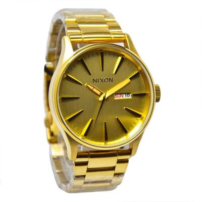 Nixon Jam Tangan Pria Gold Stainlees Steel A35650200-Sentry-All-Gold
