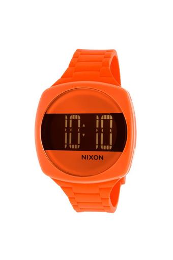 Nixon Jam Tangan Unisex - Oranye - Strap Polyurethane - Dash A168877-00  