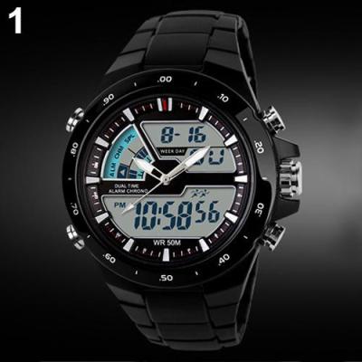 Norate Jam Tangan Pria - Waterproof Sport Digital Wrist Watch Black