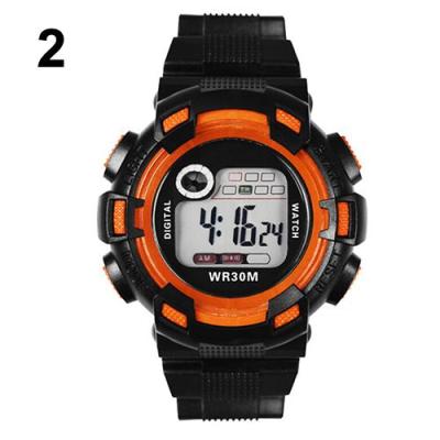 Norate Jam Tangan Pria - Waterproof Sports Digital Wrist Watch Orange