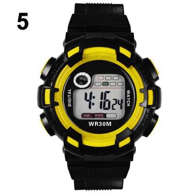 Norate Jam Tangan Pria - Waterproof Sports Digital Wrist Watch Yellow