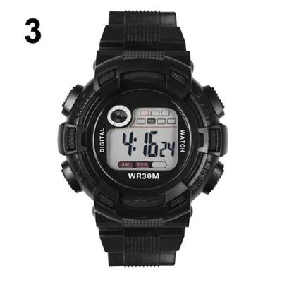 Norate Jam Tangan Pria - Waterproof Sports Digital Wrist Watch Black