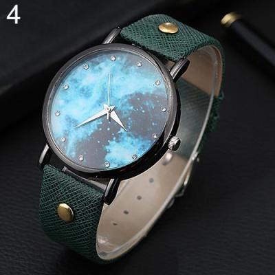 Norate Women's Nebula Dial Wrist Watch Dark Green