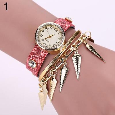 Norate Women's Pendant Bracelet Wrist Watch Red