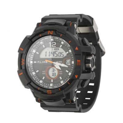 OBN ALIKE AK14109 Men Analog Digital Waterproof Stopwatch Sport Wrist Watch-Orange