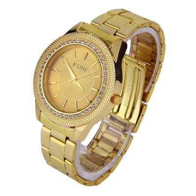 OBN Women's Ladies Watches Crystal Stainless Steel Analog Quartz Wrist WatchGold