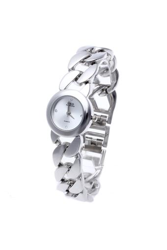 OEM Jam Tangan Wanita - Silver - Strap Stainless Steel - Charm Bracelet Watch  