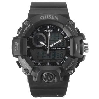 OHSEN AD2808 Men Sport Digital Waterproof Analog Wrist Watch (Intl)  