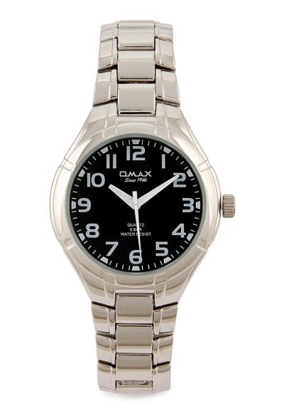 OMAX Watches 00DBA491P072 - Jam Tangan Fashion Unisex - Strap Stainless Steel - Hitam