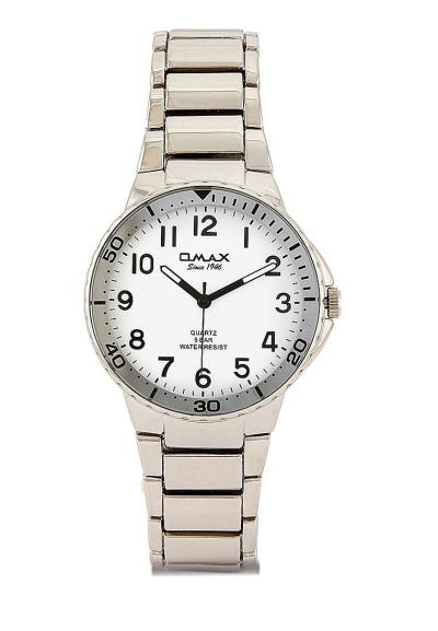 OMAX Watches 00DBA511P0N3 - - Jam Tangan Fashion Unisex - Strap Stainless Steel - Putih