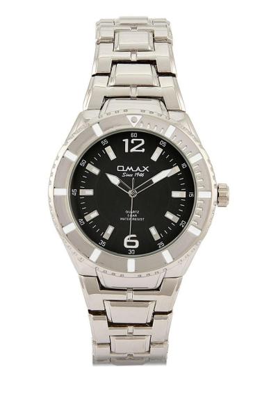 OMAX Watches 00DBA657P012 - Jam Tangan Fashion Unisex - Silver/Hitam