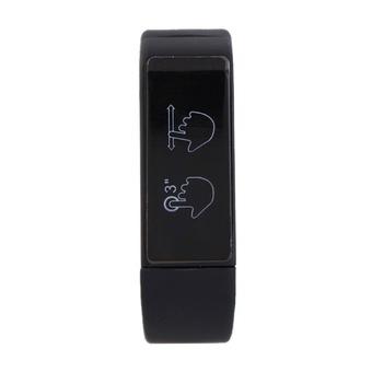 Original Iwown I5 Plus Smart Bracelet Bluetooth Activity Wristband Intelligent Sports Watch Step Sleep Track Caller Black (Intl)  