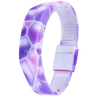 Ormano - Jam Tangan Wanita - Multicolor - Strap Rubber - LED Ladies Stone Watch  