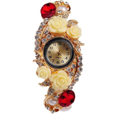 Ormano Vania Yellow Rose Luxury Watch Jam Tangan Wanita - Gold Merah