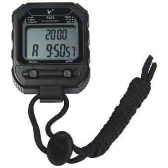 PC70 2 Rows 30 Memories LCD Electronic Stopwatch with Alarm Calendar Function (Intl)  